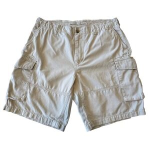 Polo Ralph Lauren Shorts Men 36 Blue Pony Cargo Khaki Relaxed Fit Safari
